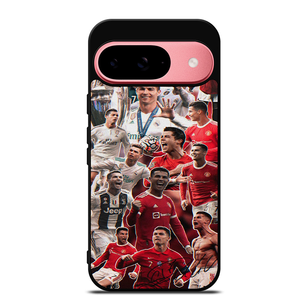 CRISTIANO RONALDO COLLAGE Google Pixel 9 Case Cover