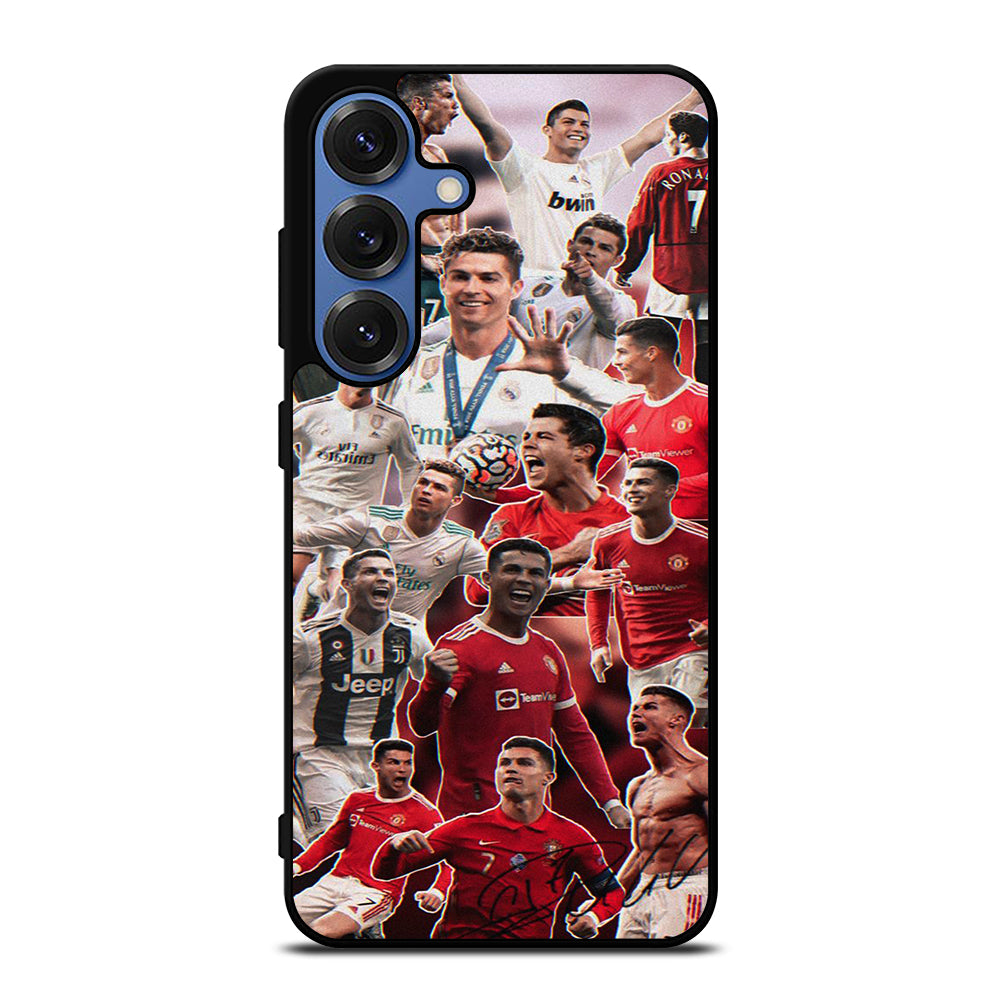 CRISTIANO RONALDO COLLAGE Samsung Galaxy S25 Case Cover