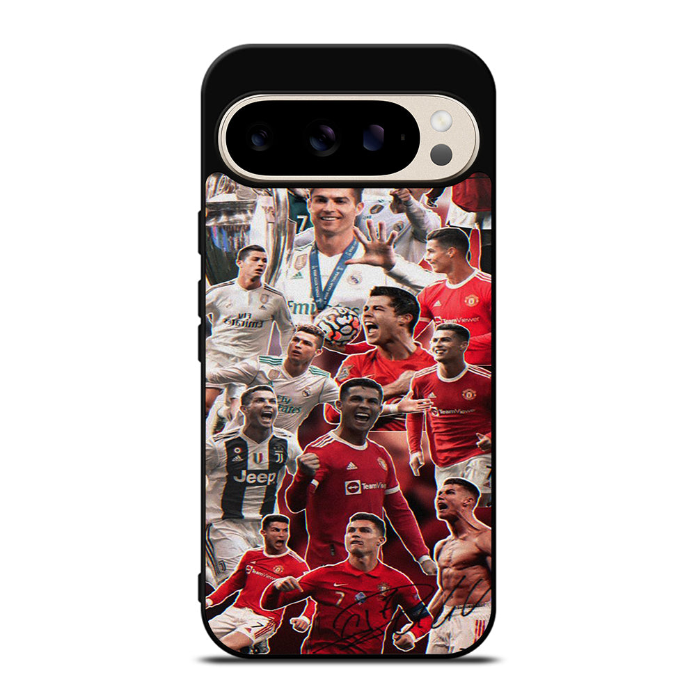 CRISTIANO RONALDO COLLAGE Google Pixel 9 Pro Case Cover