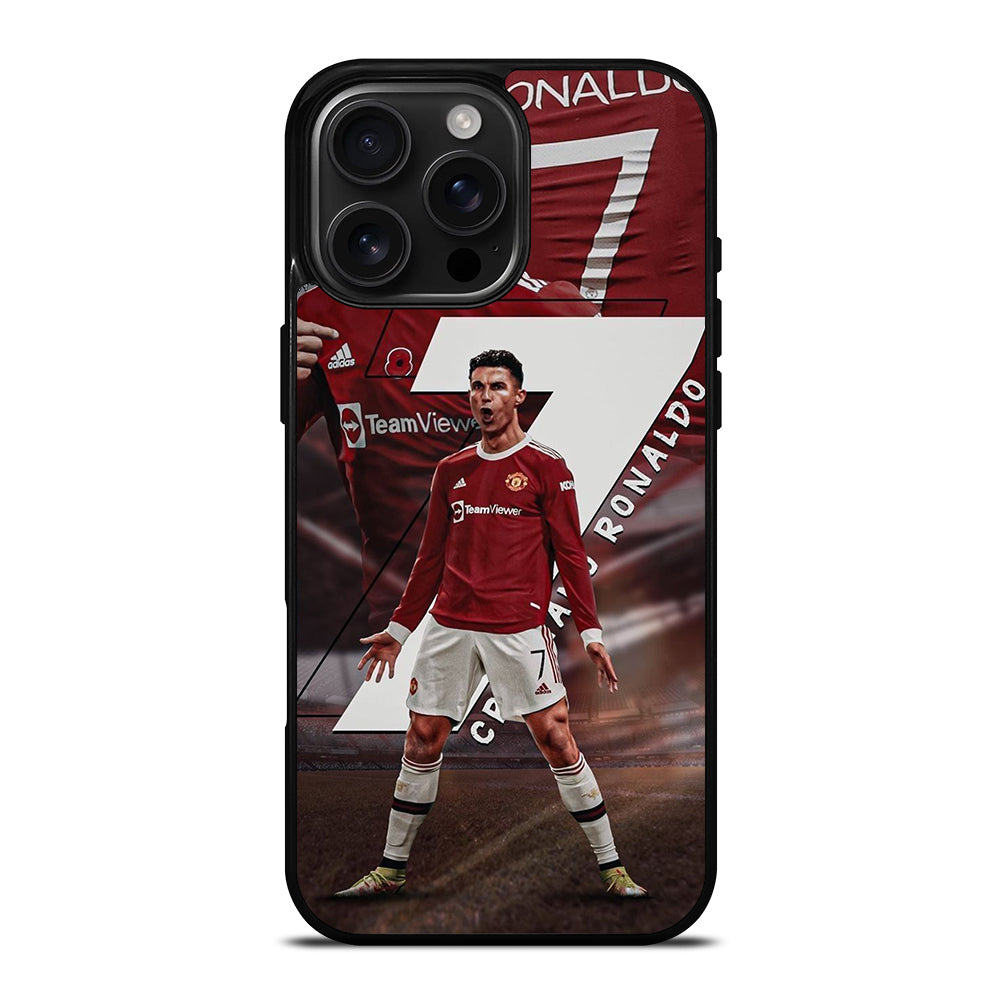 CRISTIANO RONALDO CR7 UNITED iPhone 16 Pro Max Case Cover