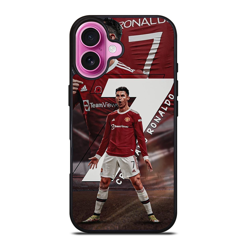 CRISTIANO RONALDO CR7 UNITED iPhone 16 Plus Case Cover