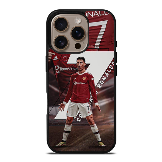 CRISTIANO RONALDO CR7 UNITED iPhone 16 Pro Case Cover