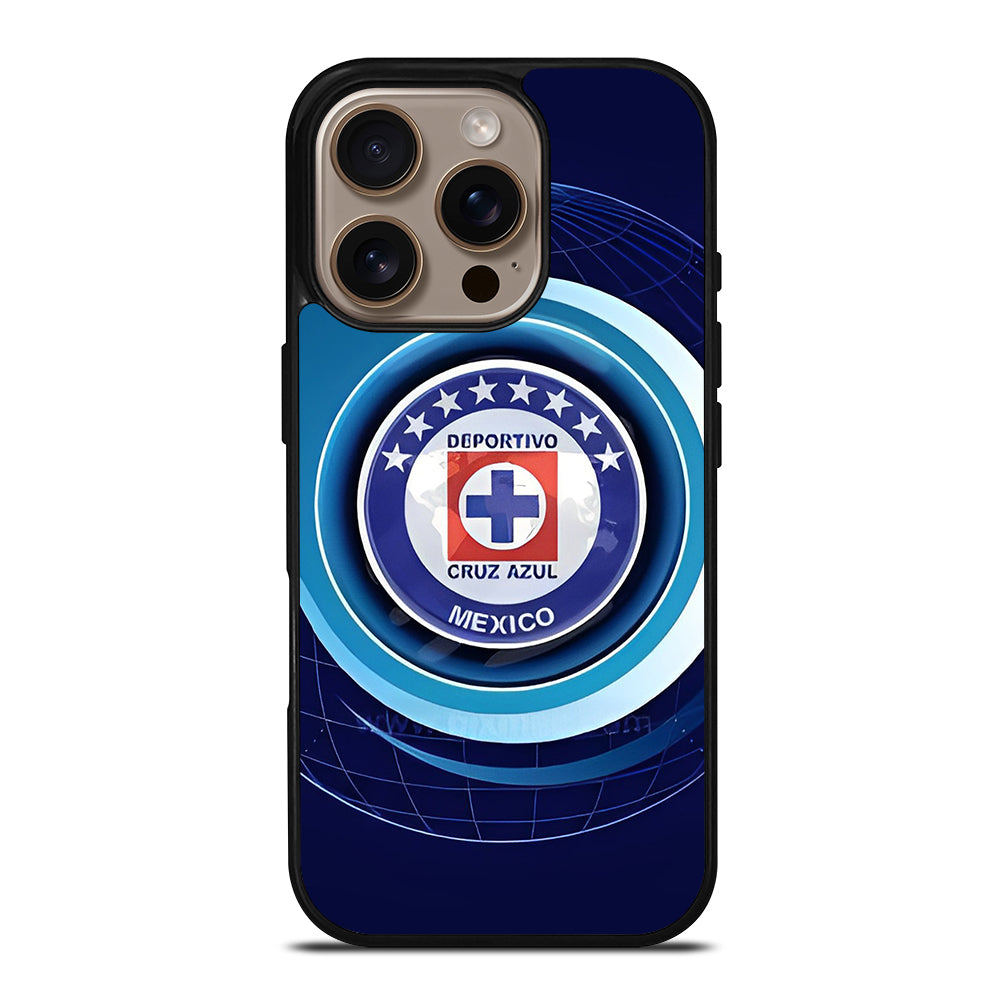 CRUZ AZUL DEPORTIVO FOOTBALL LOGO 4 iPhone 16 Pro Case Cover