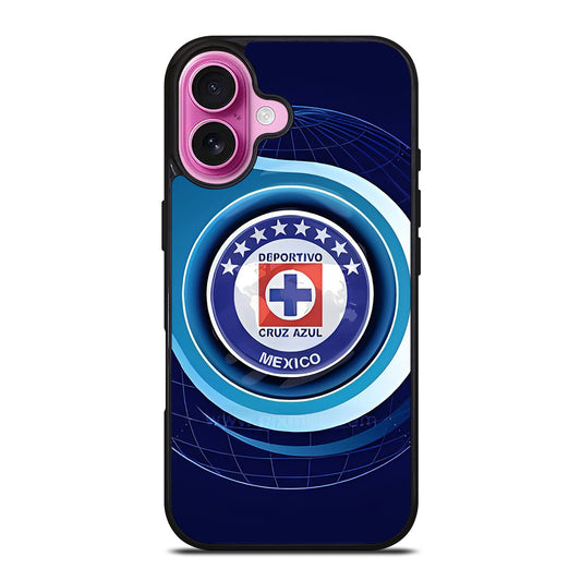 CRUZ AZUL DEPORTIVO FOOTBALL LOGO 4 iPhone 16 Plus Case Cover