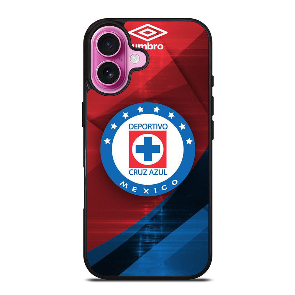 CRUZ AZUL DEPORTIVO FOOTBALL LOGO 5 iPhone 16 Plus Case Cover