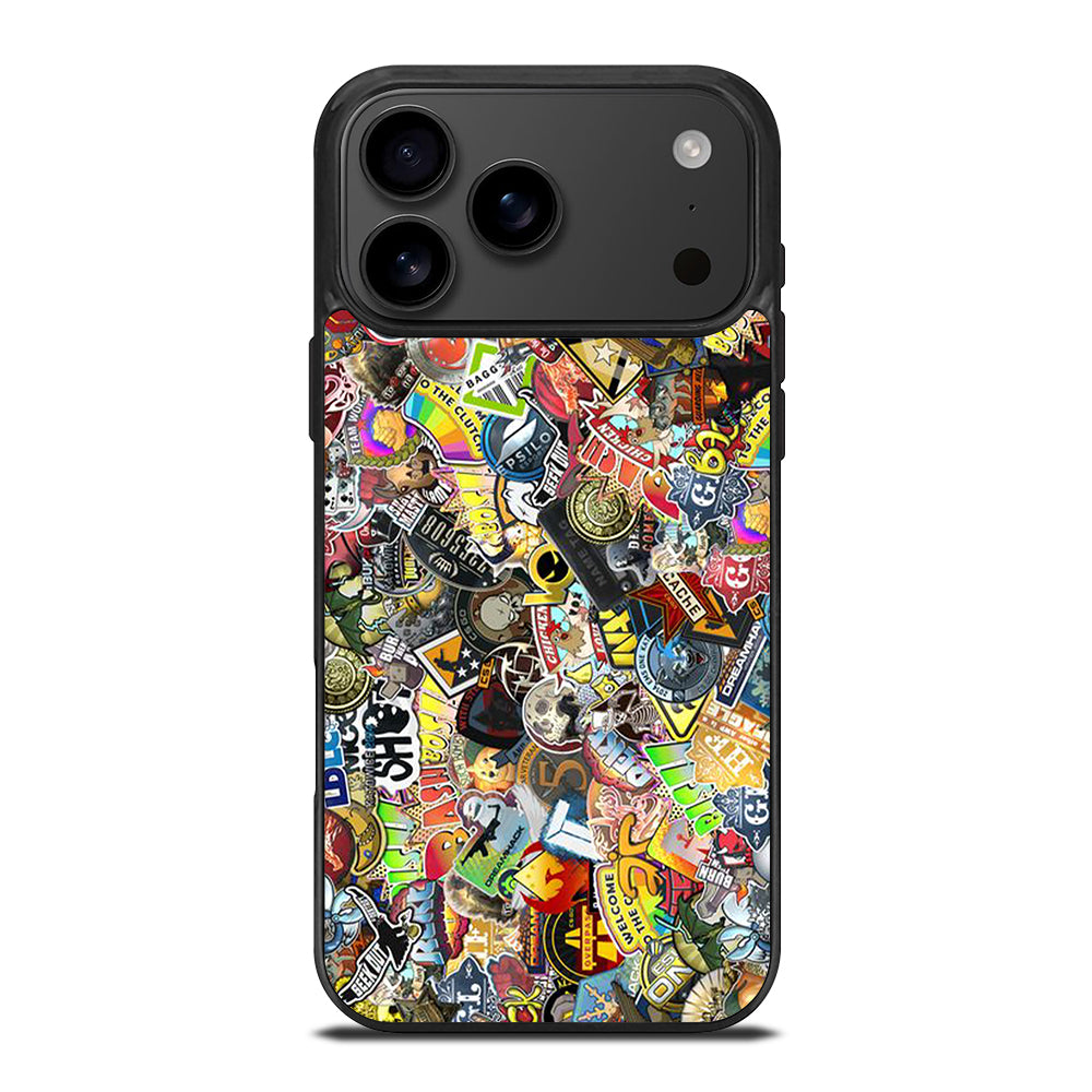 CSGO STICKER BOMB COLLAGE iPhone 17 Pro Max Case Cover