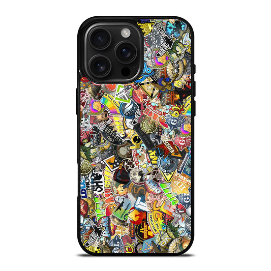 CSGO STICKER BOMB COLLAGE iPhone 16 Pro Max Case Cover