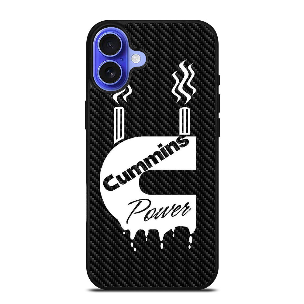 CUMMINS CARBON LOGO iPhone 16 Case Cover