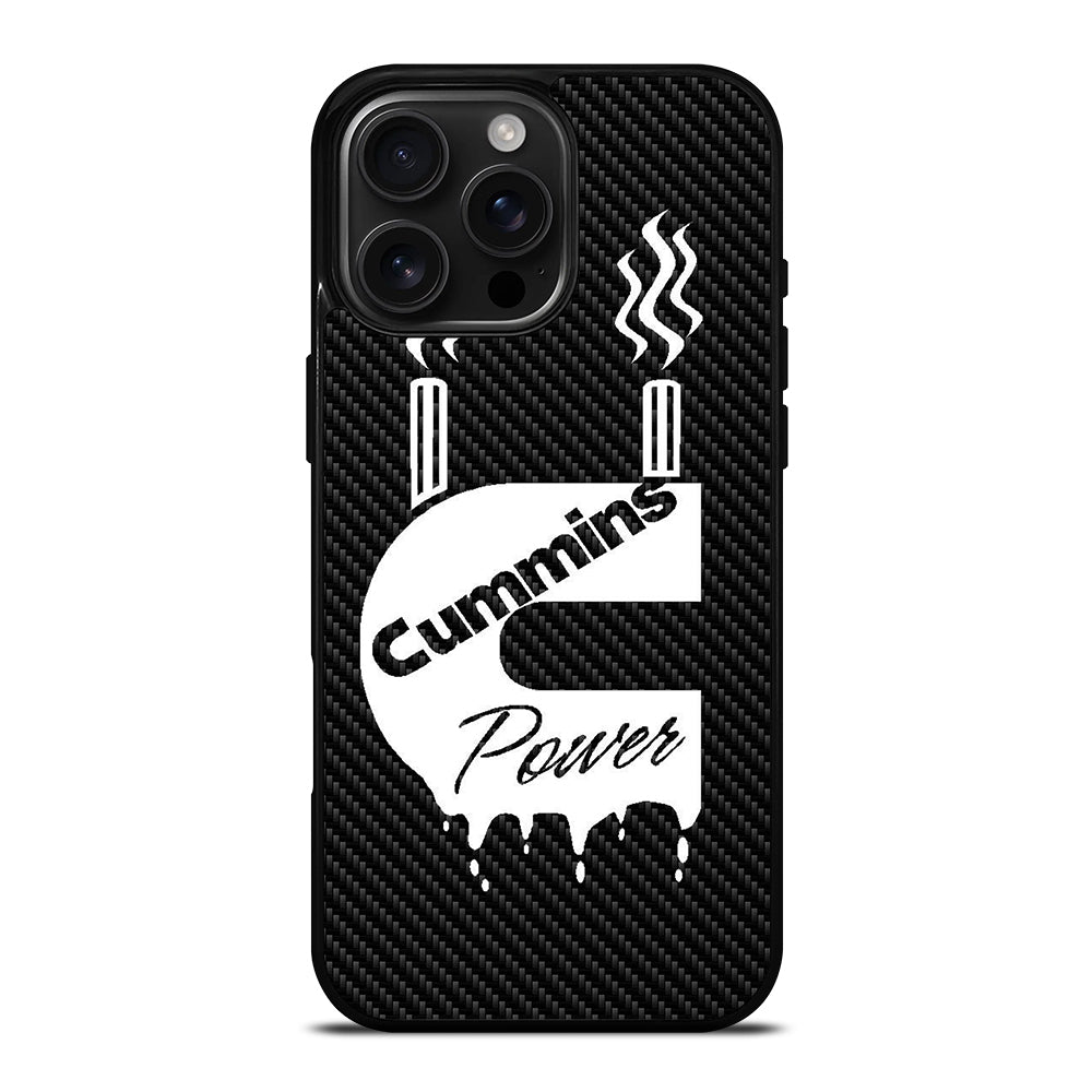 CUMMINS CARBON LOGO iPhone 16 Pro Max Case Cover