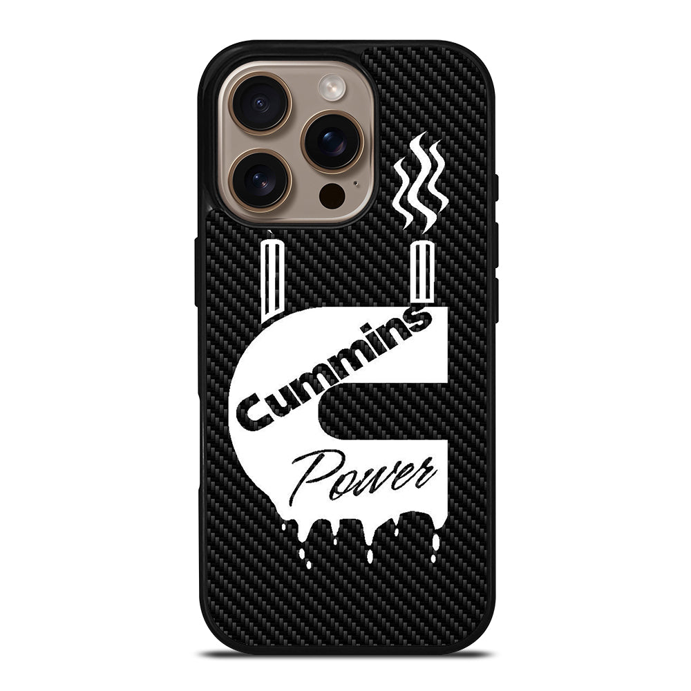 CUMMINS CARBON LOGO iPhone 16 Pro Case Cover