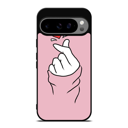 CUTE HEART FINGER 1 Google Pixel 9 Pro XL Case Cover