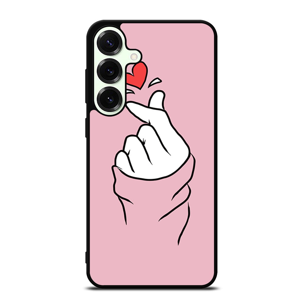 CUTE HEART FINGER 1 Samsung Galaxy S26 Plus Case Cover