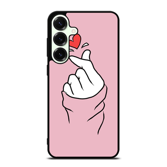 CUTE HEART FINGER 1 Samsung Galaxy S25 Plus Case Cover