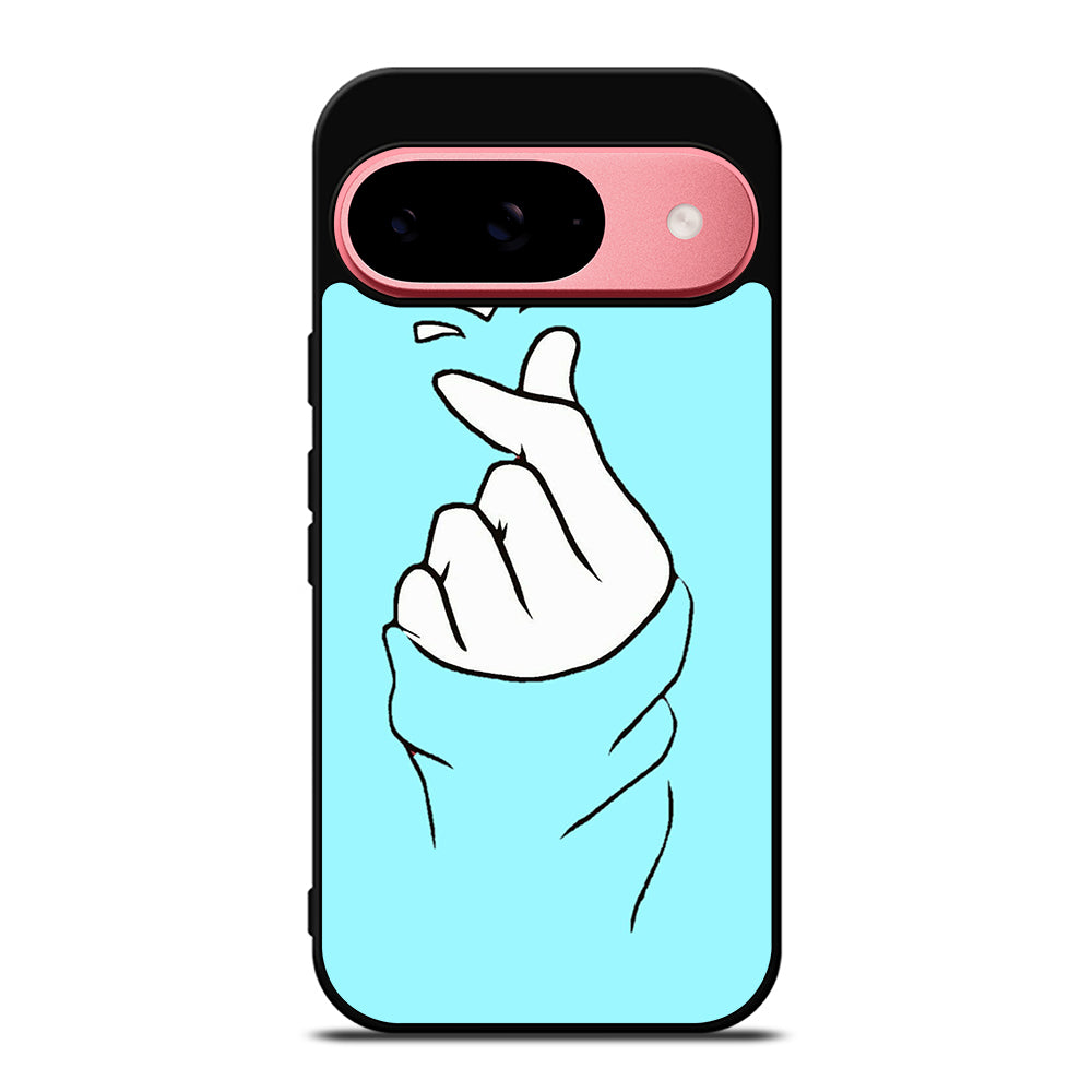 CUTE HEART FINGER 2 Google Pixel 9 Case Cover