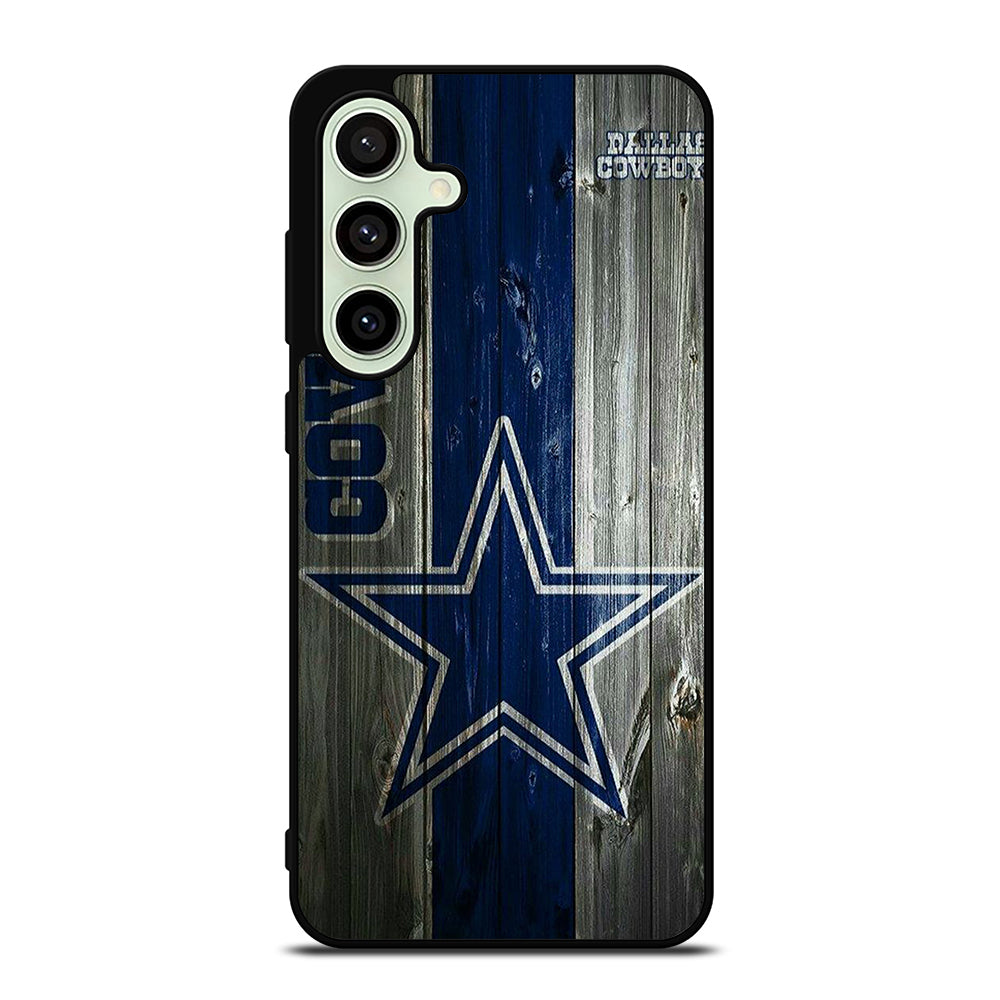 DALLAS COWBOYS WOODEN LOGO Samsung Galaxy S24 FE Case Cover