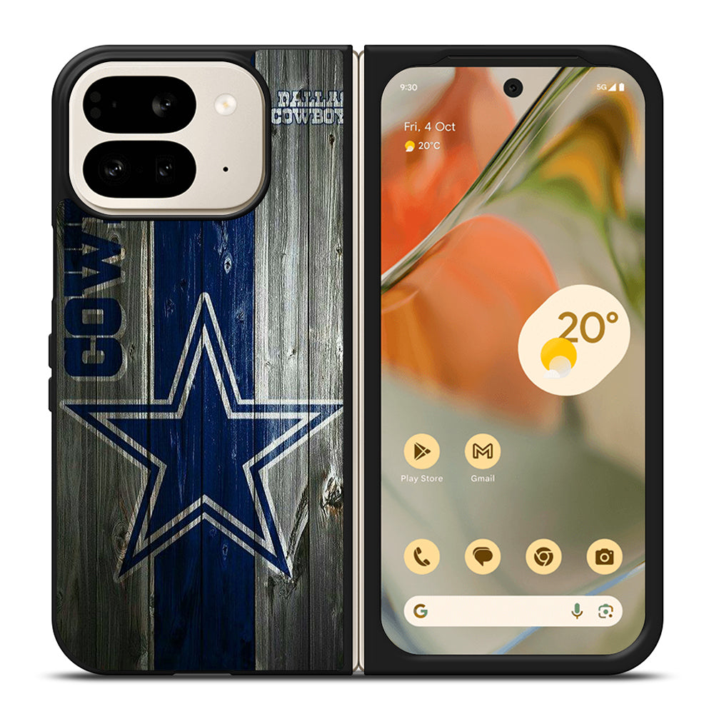 DALLAS COWBOYS WOODEN LOGO Google Pixel 9 Pro Fold Case Cover