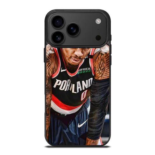 DAMIAN LILLARD TRAIL BLAZERS NBA BASKETBALL iPhone 17 Pro Max Case Cover