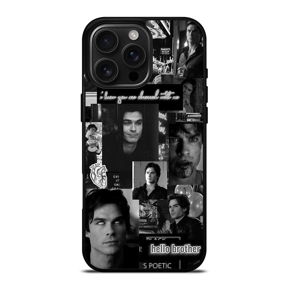 DAMON SALVATORE COLLAGE iPhone 16 Pro Max Case Cover