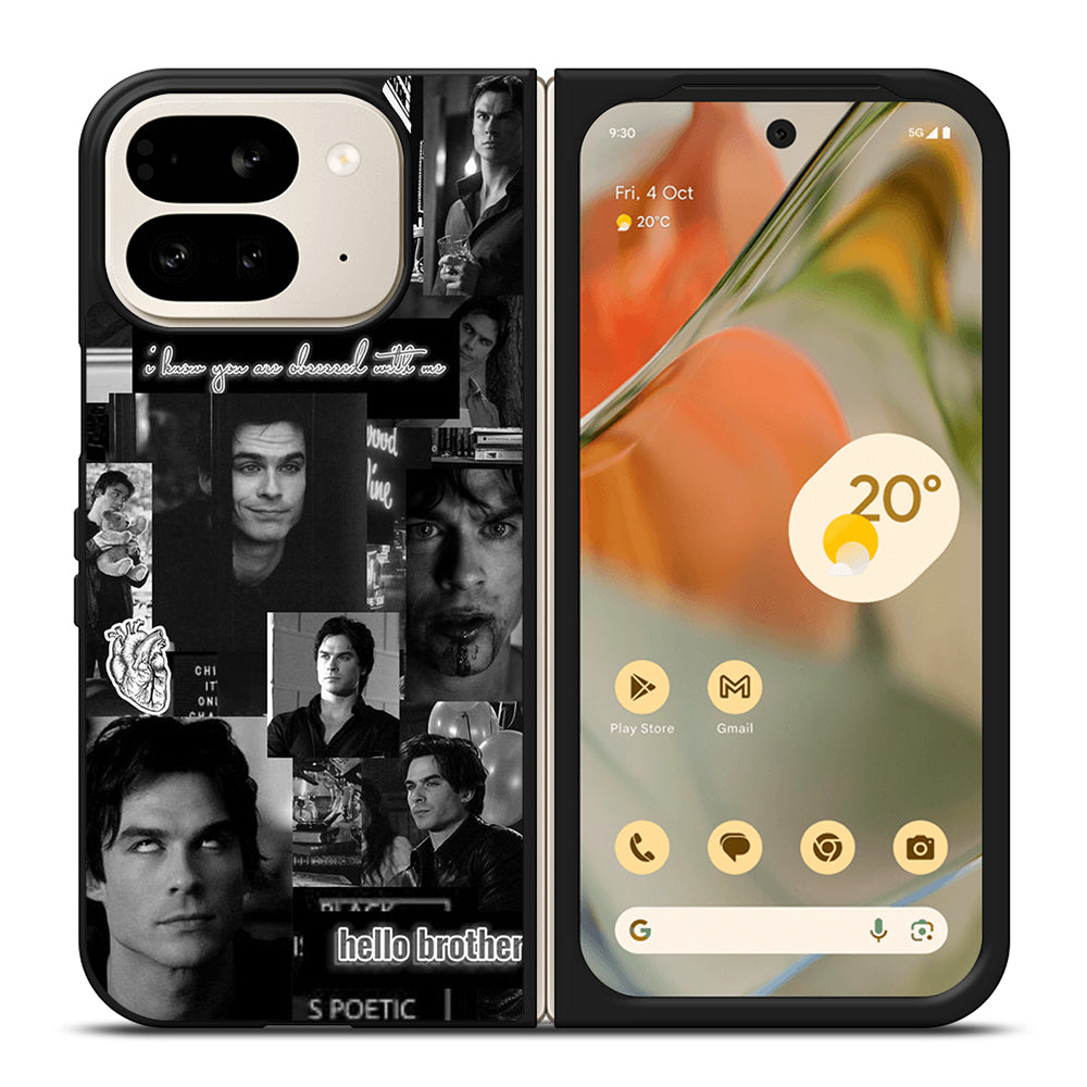 DAMON SALVATORE COLLAGE Google Pixel 9 Pro Fold Case Cover