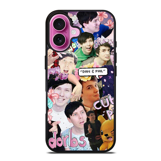 DAN AND PHIL COLLAGE 4 iPhone 16 Plus Case Cover