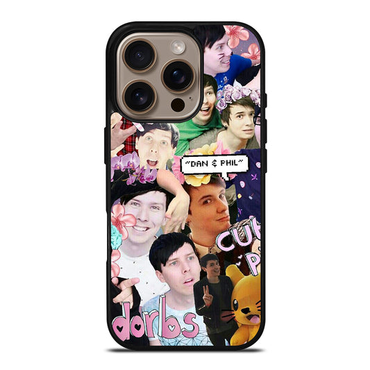 DAN AND PHIL COLLAGE 4 iPhone 16 Pro Case Cover