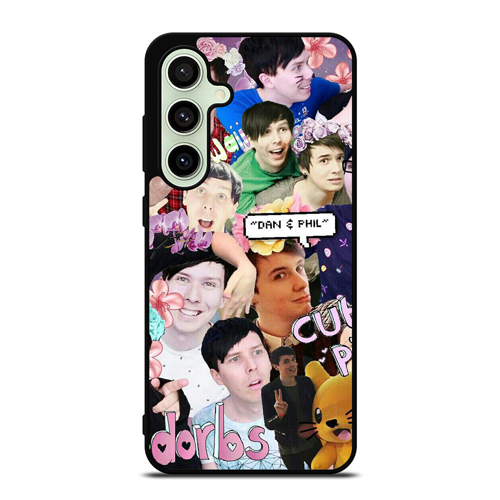 DAN AND PHIL COLLAGE 4 Samsung Galaxy S24 FE Case Cover