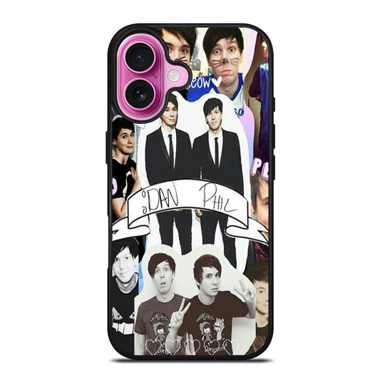 DAN AND PHIL COLLAGE 5 iPhone 16 Plus Case Cover