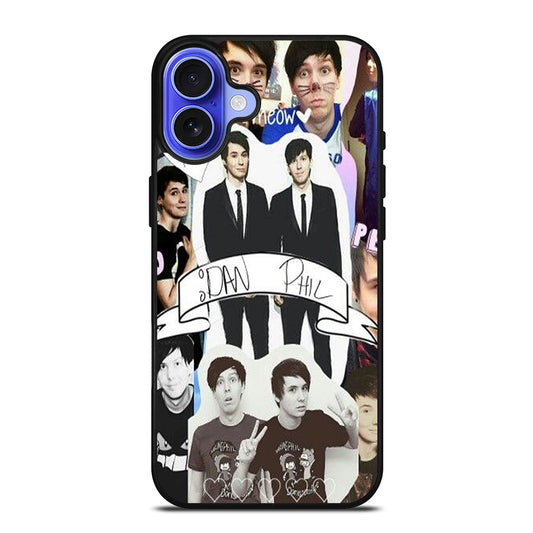 DAN AND PHIL COLLAGE 5 iPhone 16 Case Cover