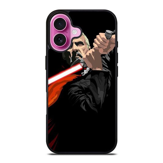DARTH TYRANUS COUNT DOOKU STAR WARS 2 iPhone 16 Plus Case Cover