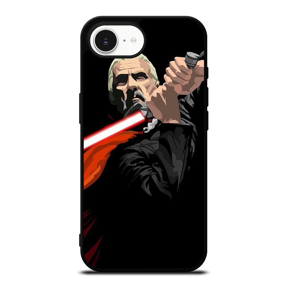 DARTH TYRANUS COUNT DOOKU STAR WARS 2 iPhone 16e Case Cover