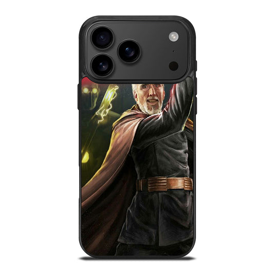 DARTH TYRANUS COUNT DOOKU STAR WARS 3 iPhone 17 Pro Max Case Cover