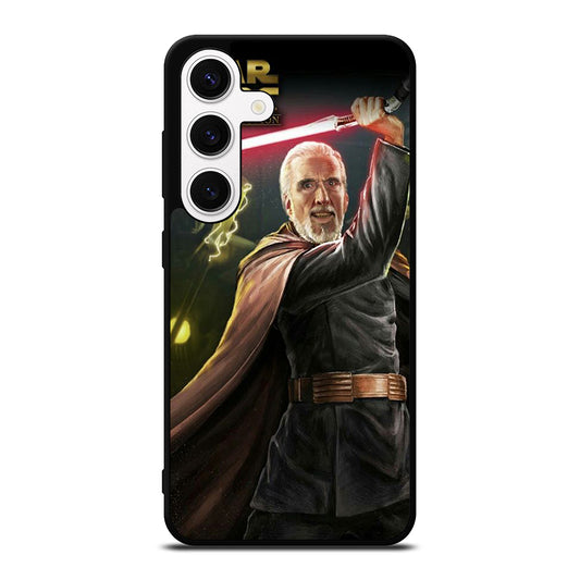 DARTH TYRANUS COUNT DOOKU STAR WARS 3 Samsung Galaxy S24 Case Cover