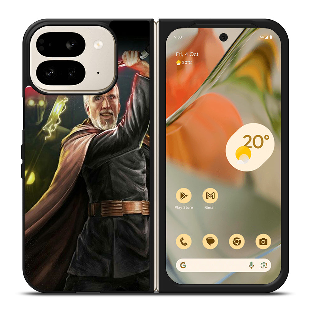 DARTH TYRANUS COUNT DOOKU STAR WARS 3 Google Pixel 9 Pro Fold Case Cover