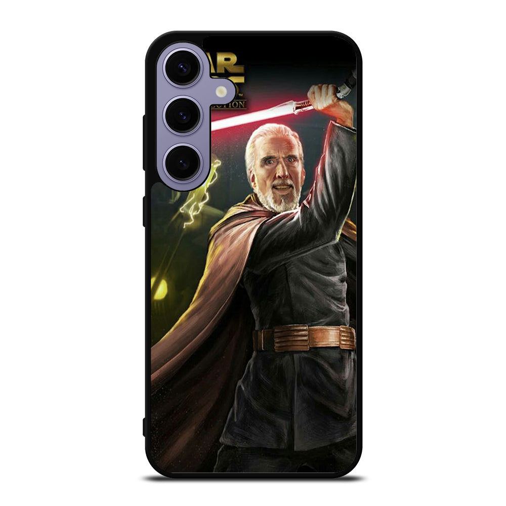 DARTH TYRANUS COUNT DOOKU STAR WARS 3 Samsung Galaxy S24 Plus Case Cover