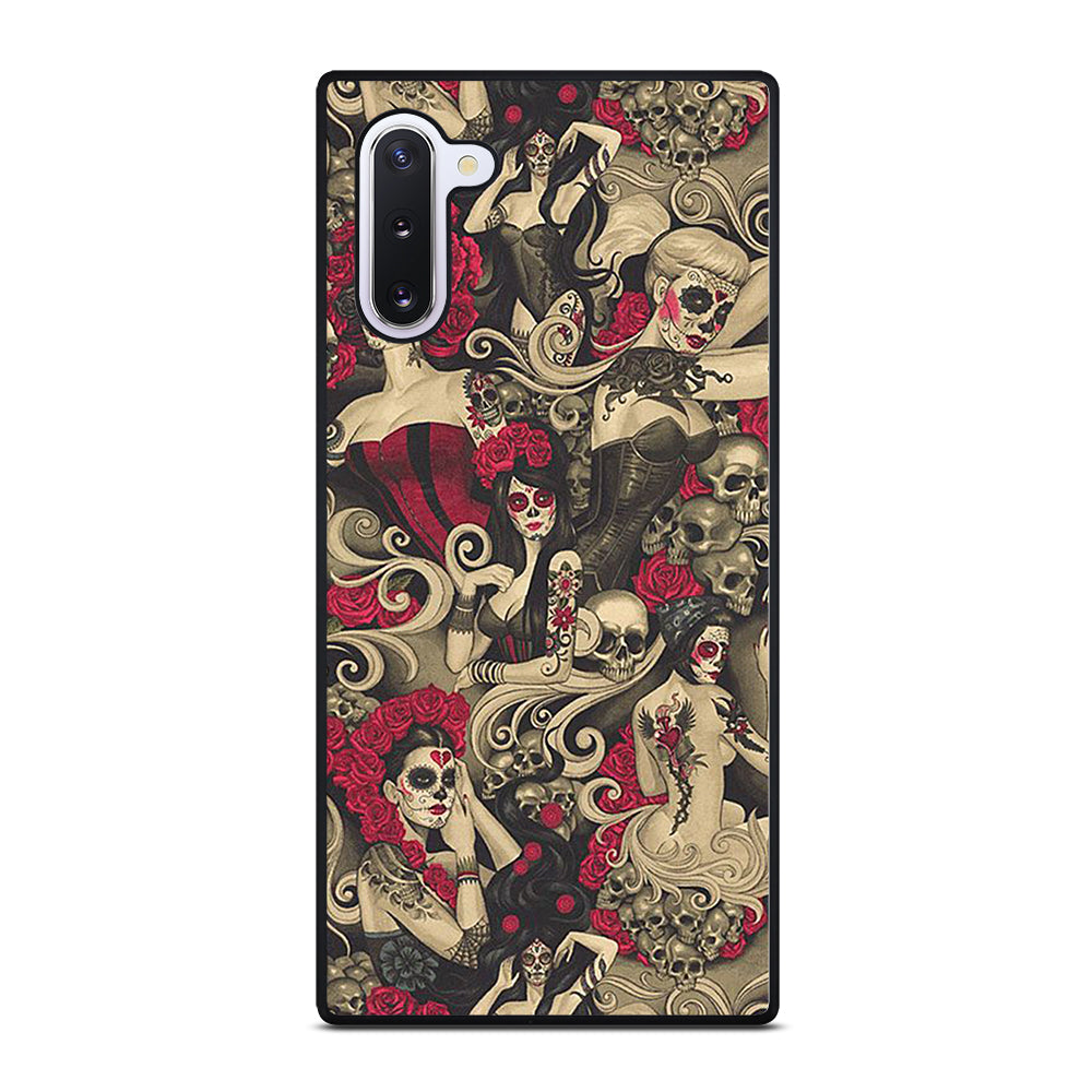 DAY OF THE DEAD SKULL ART Samsung Galaxy Note 10 Case Cover