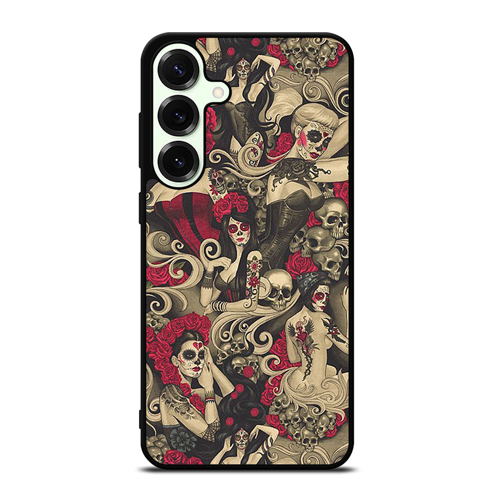 DAY OF THE DEAD SKULL ART Samsung Galaxy S26 Plus Case Cover