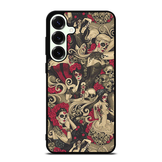 DAY OF THE DEAD SKULL ART Samsung Galaxy S26 Plus Case Cover