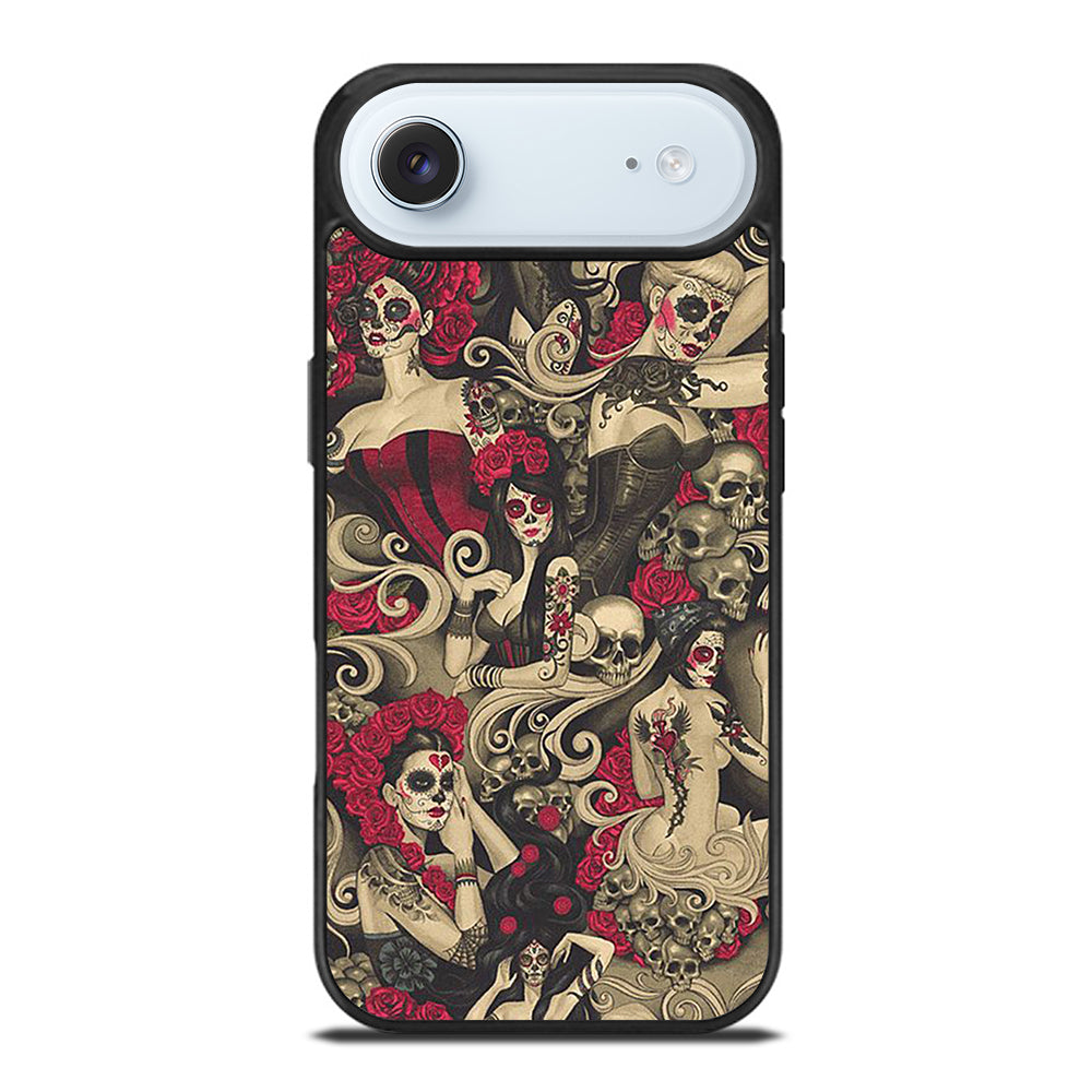 DAY OF THE DEAD SKULL ART iPhone Air Case Cover