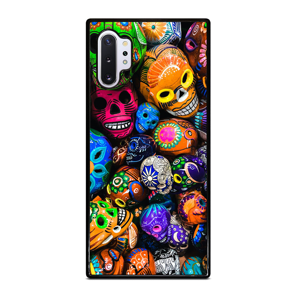 DAY OF THE DEAD SKULL PATTERN Samsung Galaxy Note 10 Plus Case Cover