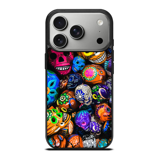 DAY OF THE DEAD SKULL PATTERN iPhone 17 Pro Case Cover