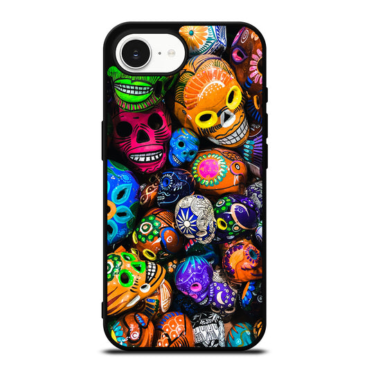 DAY OF THE DEAD SKULL PATTERN iPhone 16e Case Cover