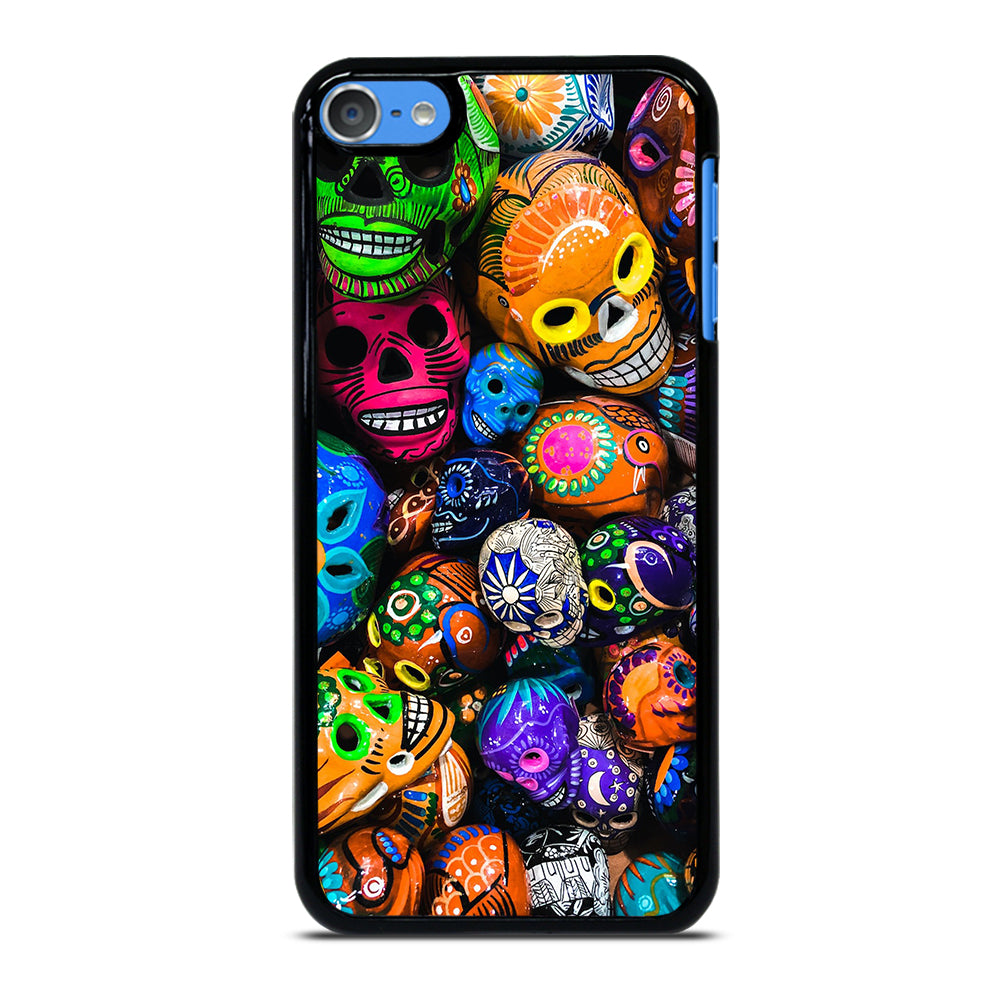 DAY OF THE DEAD SKULL PATTERN iPod Touch 7 Case Cover