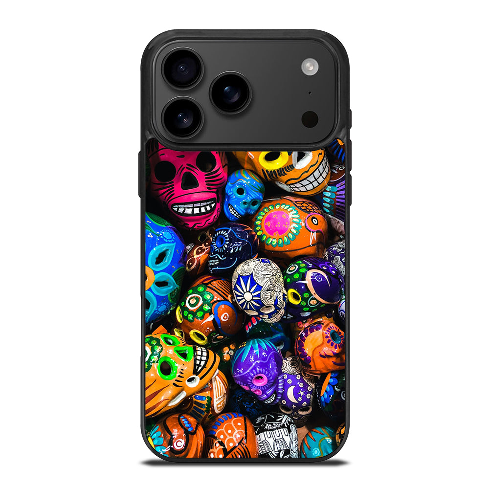 DAY OF THE DEAD SKULL PATTERN iPhone 17 Pro Max Case Cover