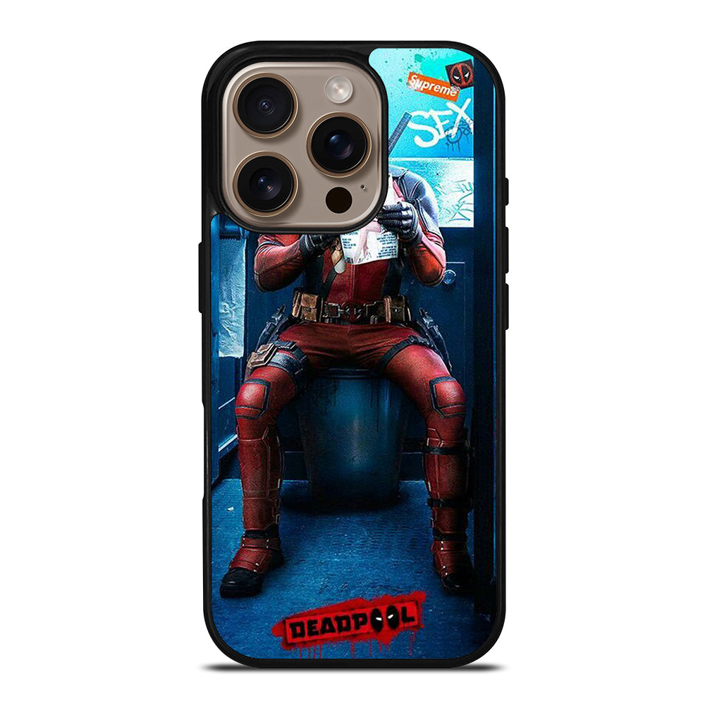 DEADPOOL FUNNY HERO iPhone 16 Pro Case Cover