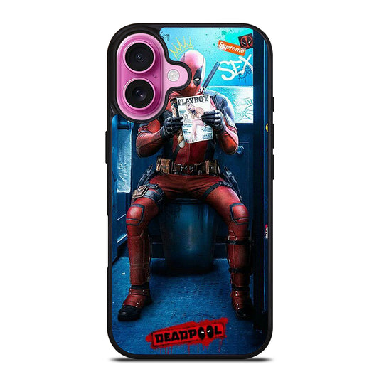 DEADPOOL FUNNY HERO iPhone 16 Plus Case Cover