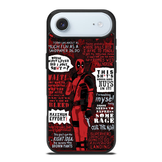 DEADPOOL QUOTE iPhone Air Case Cover