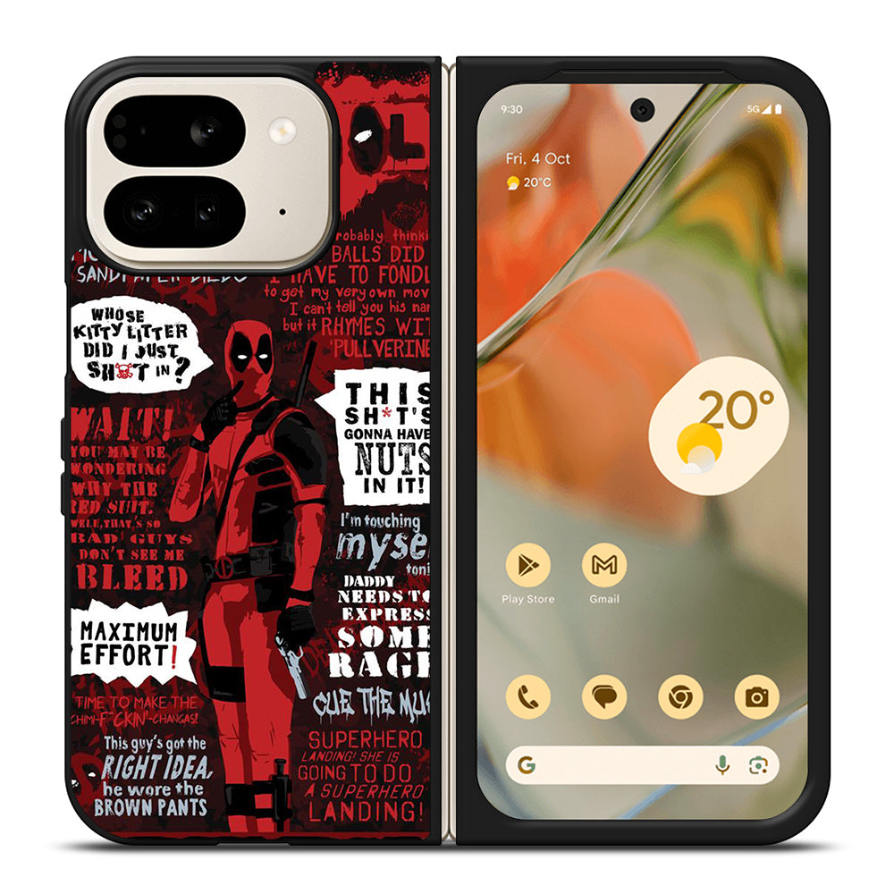DEADPOOL QUOTE Google Pixel 9 Pro Fold Case Cover