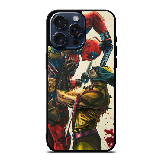 DEADPOOL VS WOLVERINE 2 iPhone 15 Pro Max Case Cover