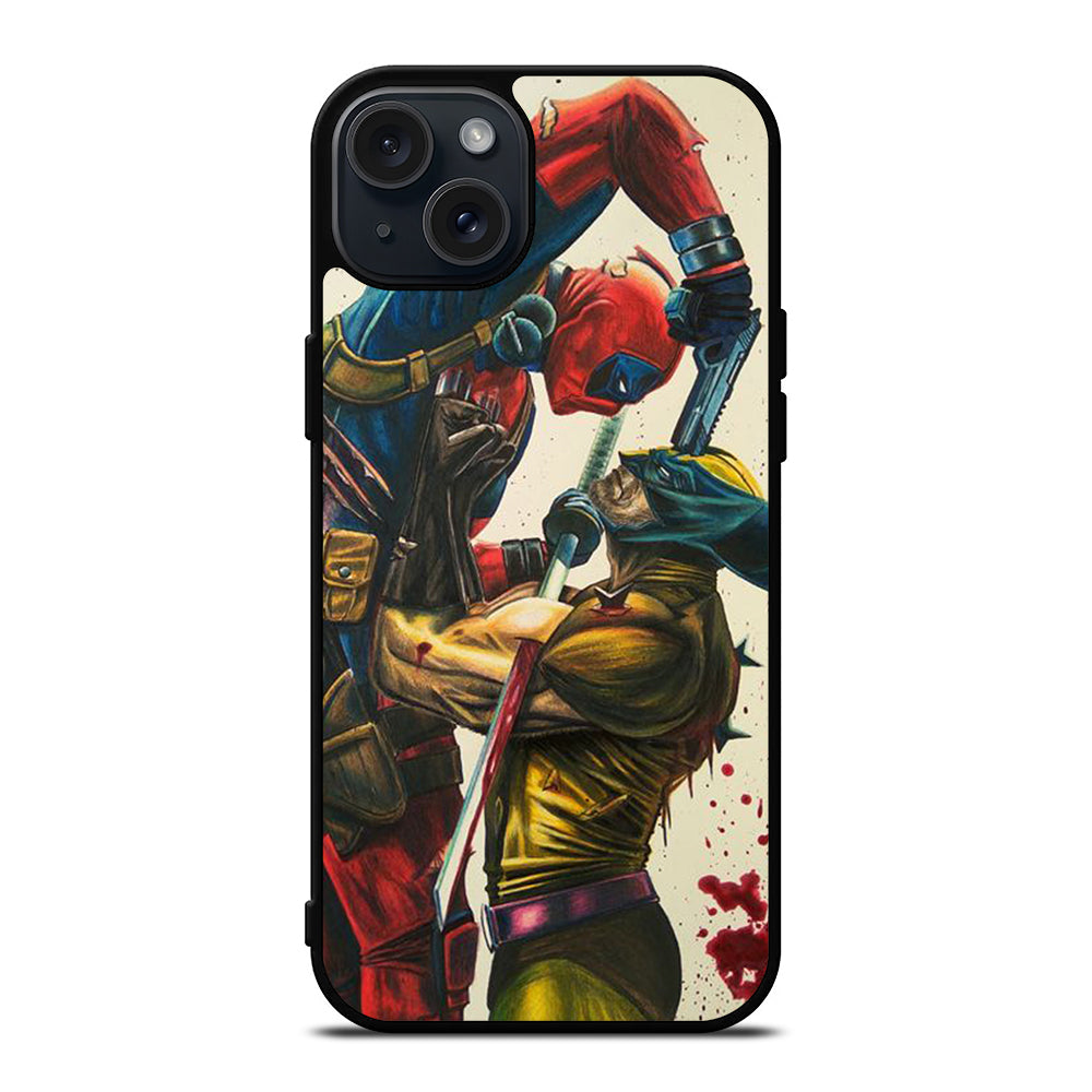 DEADPOOL VS WOLVERINE 2 iPhone 15 Plus Case Cover