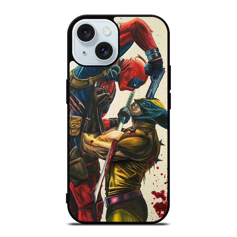 DEADPOOL VS WOLVERINE 2 iPhone 15 Case Cover